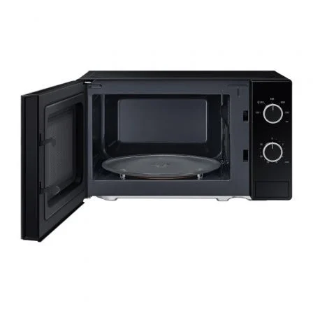 Samsung MS20A3010AL Microondas 700W 20 Litros Negro Puerta Cristal Diales Mecánicos